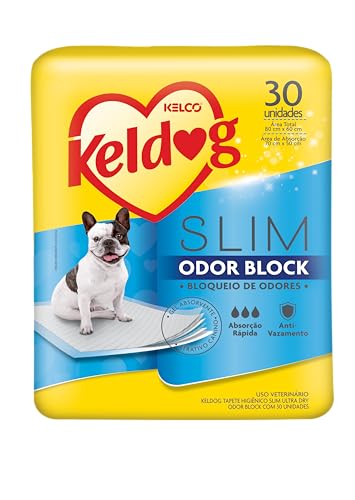 Keldog Tapete Higiênico Slim Ultra Dry Odor Block c/ 30 UN