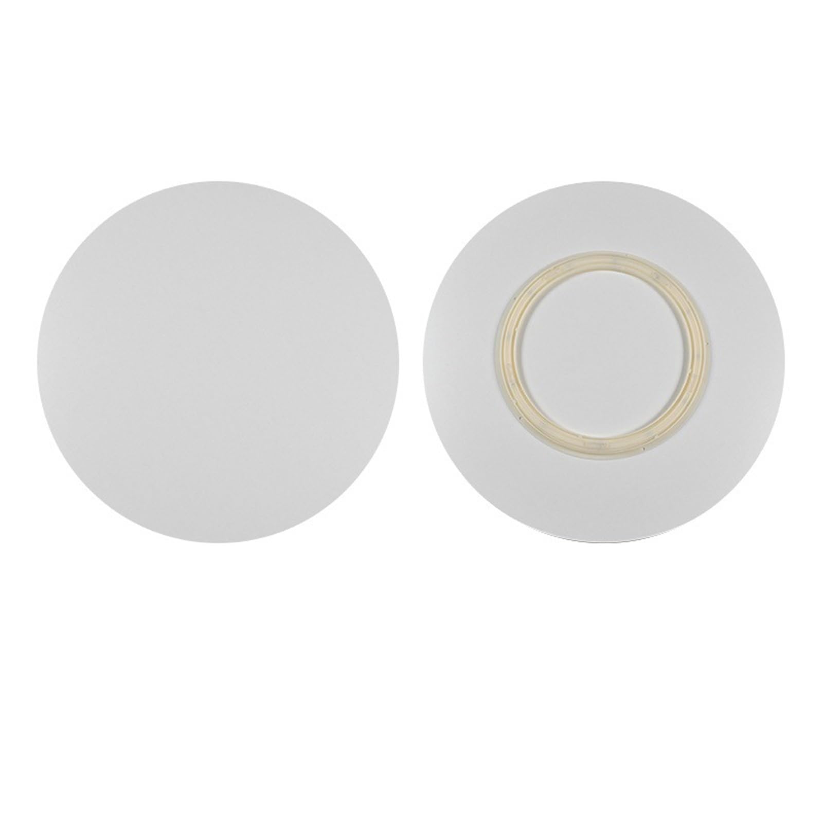 Lazy Susan - Giradischi per tavolo da pranzo, 40,6 cm, in acero bianco, vassoio rotante con cuscinetti silenziosi, centrotavola per riunioni di famiglia e feste
