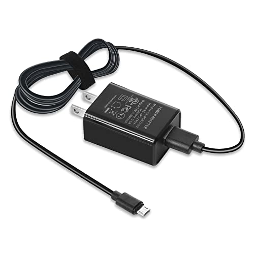 Fast Charger With 6.6Ft Usb Type-C&Micro Usb Cable,Ac Adapter,2A Rapid Charger For All New All-New Fire 7 Hd 8 10 Plus Tablet, Kids Pro, Kids Edition, Fire Hd Hdx 7” 8.9” Phone #TOP2