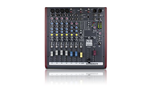 Allen & Heath AH-ZED60-10FX ZED60/10FX Multi-Purpose 6-Channel Mixer with Digital Effects and USB Connectivity - Thumbnail 3