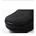 Women's Chunky Platform Comfort Orthopedic Wedge Walking Shoes Fashion Knitted Breathable Lace Up Lug Sole Casual Non-Slip Running Shoes With Arch Support (black, Adult, Women, 8.5, Numeric, US Footwear Size System, Medium)