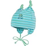 Baby-Mütze zum Binden und mit Ohrenklappen