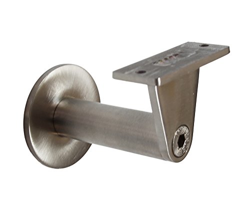 Edelstahl V2A Handlaufhalter HLH 0031 gerade Auflage 2 Teilig Handlaufträger Stütze