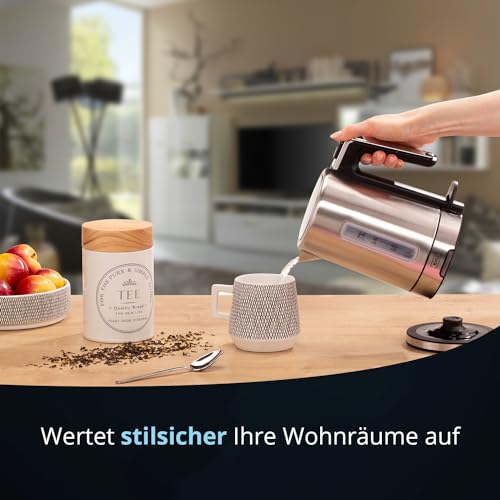 Reisewasserkocher KHG WK-105 ES aus Edelstahl, 1 Liter