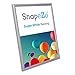 SnapeZo Photo Frame 5x7 Inches, Silver 0.6 Inch Aluminum Profile, Front-Loading Snap Frame, Wall Mounting, Super-Slim Series