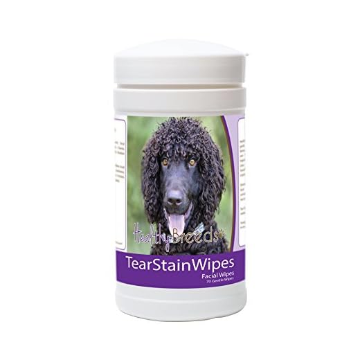 Healthy Breeds Irish Water Spaniel Tear Stain Wipes 70 Count