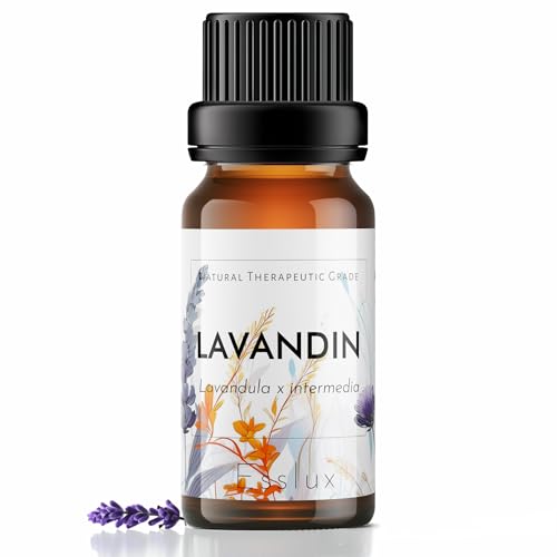 Image of Esslux Lavandin Essential Oil - Pure & Natural Undiluted for Aromatherapy & Skin Therapeutic Grade Oil (Undiluted & Uncut - 100% Virgin) - Massage, Candle Making (Lavandin, 10 ML (Pack of One))