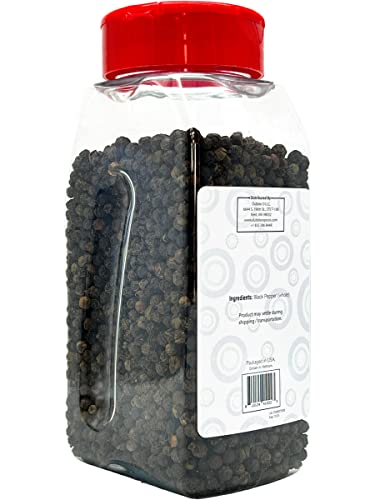 Whole Black Peppercorn - 8 Oz. - Non Gmo, Kosher, Halal, And Gluten Free - Dubble O Brand #TOP2