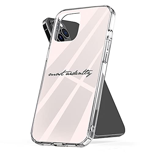 Phone Case Most With Ardently Cover - Mr Darcy Jane Austen Pride And Prejudice Quote For Iphone 12 11 Xs Xr X 8 7 6 6S Plus Pro Max Mini Se 2020 Shockproof Anti-Scratch, Transparent #TOP11