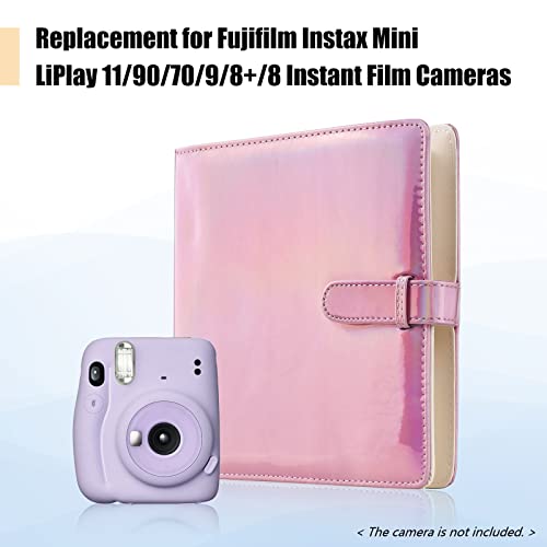 Henniu Substituição De Álbum De Fotos De 256 Bolsos Para Fujifilm Instax Mini 11 90 70 9 8+ 8 Liplay
