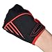 FGDTREE Non-Slip Bowling Gloves Grip Protective Gloves SemiFinger Instruments Sports Gloves Comfort Bowling Accessories Half Finger Grip Protective Gloves Comfortable Grip Bowling Gloves