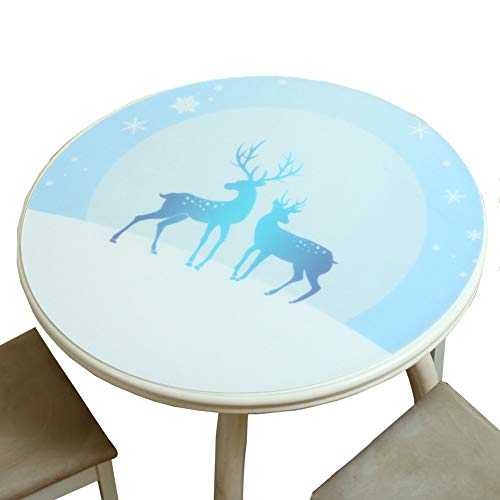 Nappe de Restaurant PVC Haute Densité Tapis Table Basse Ronde