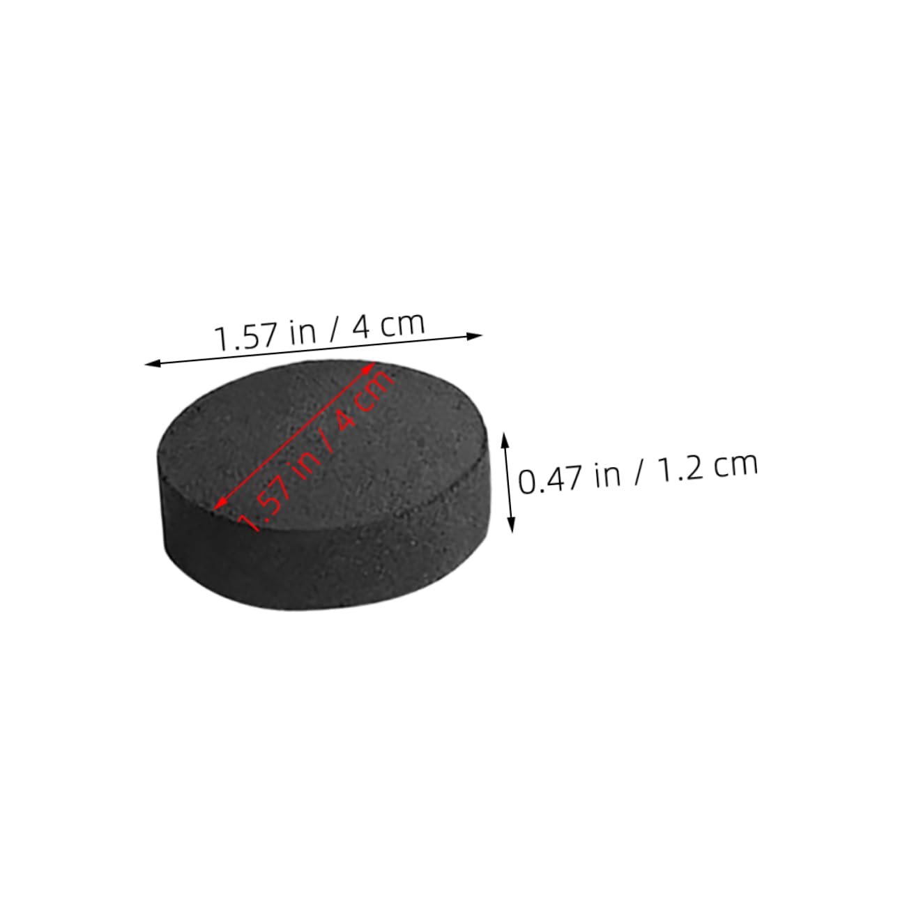 Carbón Vegetal para Exteriores 70 Pastillas Negro de Encendido | Barbacoa Portátil y Camping, Formato Ligero, Suministro Doméstico para Estufa