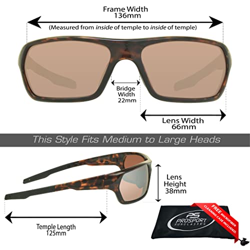 Image of proSPORT Blue Light Reducing High Definition HD Lens Sunglass TR90 Sport Frame Men Women