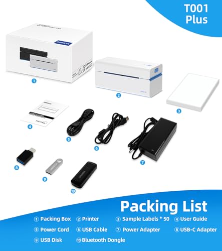 ORGSTA Bluetooth Thermal Shipping Label Printer: Wireless Computer Connection with Bluetoo - image 8