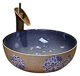 Facile à nettoyer et à entretenir : le lavabo de salle de bain en céramique de porcelaine est doté d'un vernis cuit au four très brillant.