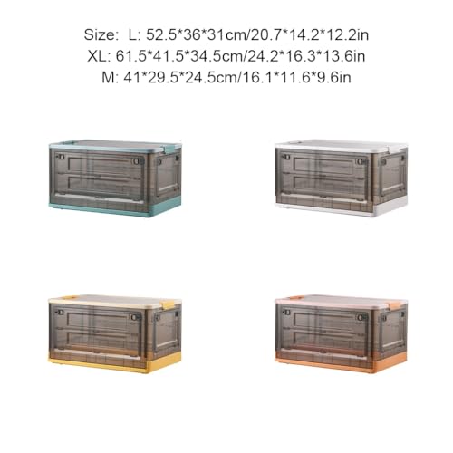 Bac de rangement pour livres visible et empilable avec roues - 5
