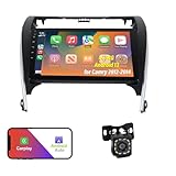 4-Core Car Stereo Radio Fit for Camry 2012 2013 2014 Android 13 4+64G Upgrade Car Stereo Radio 10.1' HD Touchscreen Supports Wireless Carplay Android Auto Bluetooth WiFi SWC Mirroring GPS Navigation