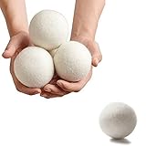 10/8/6 PCSウールドライヤーボールキット手作りランドリーボール再利用可能な魔法のオーガニック衣服乾燥機洗濯機のアクセサリー 家庭用 (Color : 3 cm x 10)