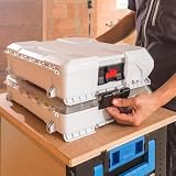 L-BOXX W-BOXX 102 Professional Niebieski w zestawie z 2 wkładkami | Zestaw sortymentowy L-Case | Skrzynka na śruby z przezroczystą pokrywą