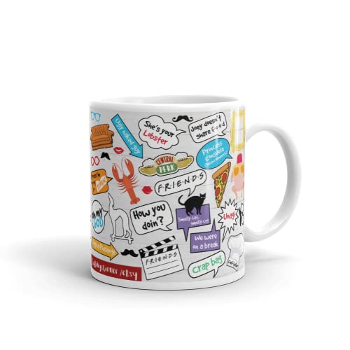 Image of Funny Printed Coffee Mug for Men & Women, Humorous Quote Tea Cup Gift for Friends, Office, Birthday, Anniversary, Daily Use Ceramic Mug with Glossy Finish, Microwave Safe, 330 ml