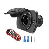 🔋【Amplia Compatibilidad】El toma mechero 12v es aplicable a la instalación y uso de vehículos de gama alta a gran escala como barcos, yates, autobuses, motocicletas, vehículos recreativos, caravanas, etc. Ampliamente para suministrar energía para vehículos, GPS, teléfonos móviles, cámaras, mp3.