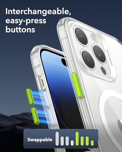 ESR for iPhone 14 Pro Max case, Translucent Matte Case, Compatible with MagSafe, Military-Grade Protection, Classic Series, Clear - image 5