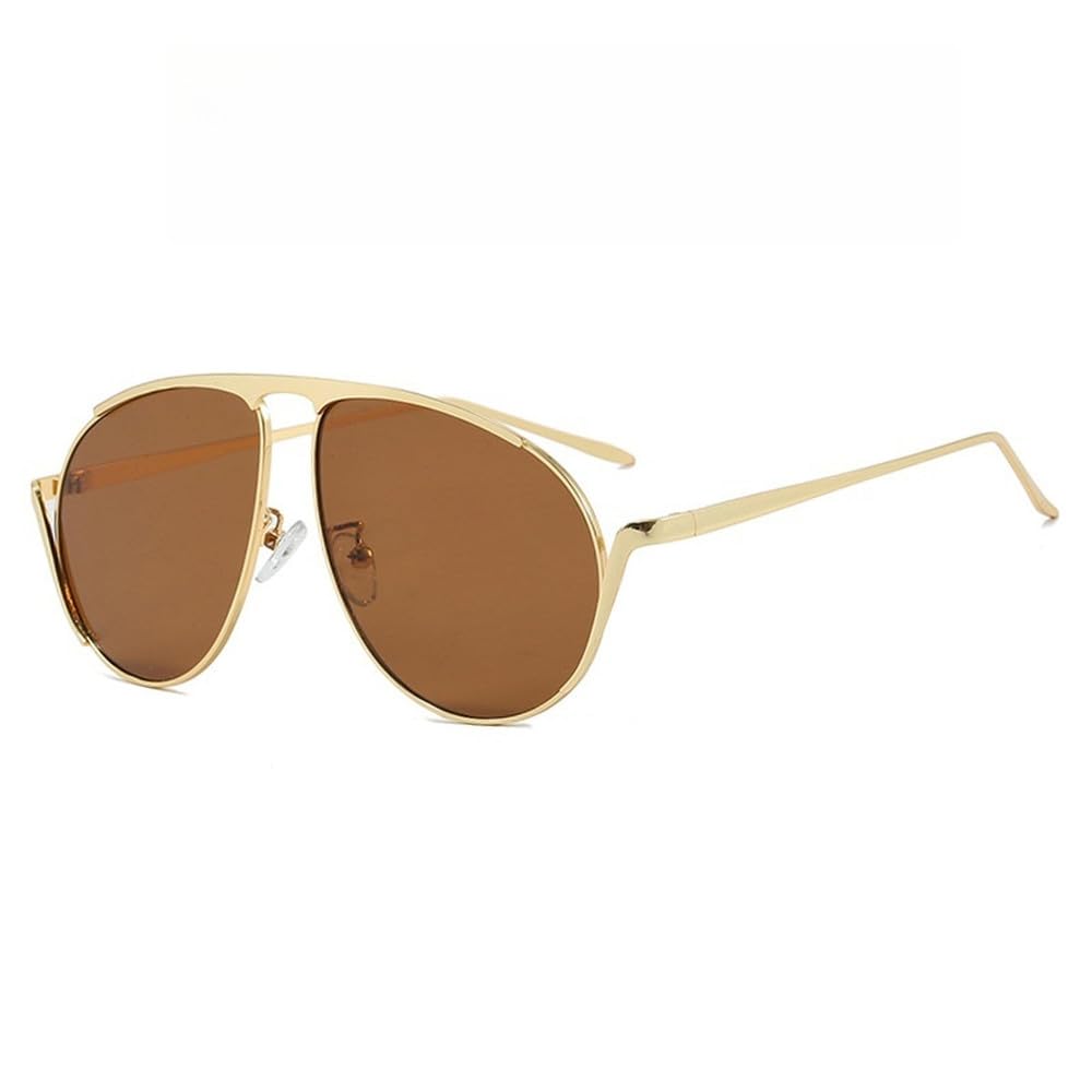 Occhiali da sole rotondi anti-UV400, occhiali alla moda per la spiaggia e i viaggi.