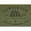 Women's Sanderson Witch Museum Letter Print T-ShirtCasual Short Sleeve O Neck Tees Shirts Top (X-Large, Green)
