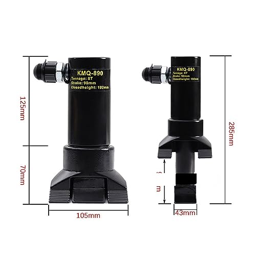 Hydrauliczny otwieracz do drzwi 8 ton z pompą ręczną - 90 mm narzędzie strażackie do precyzyjnego dostępu