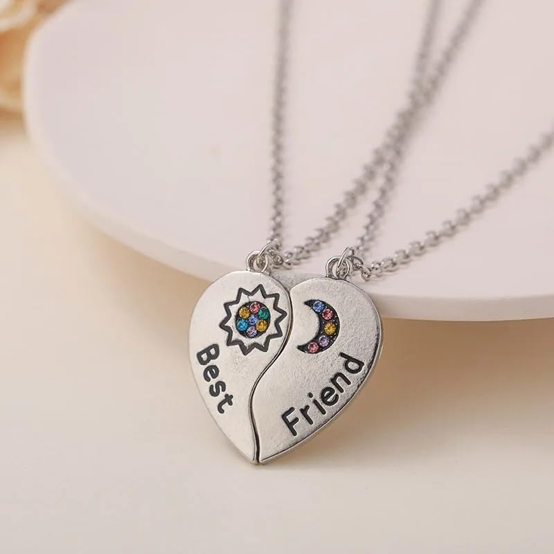 Collier puzzle 3 ou 4 pièces argent résistant pour couple séparé - 5