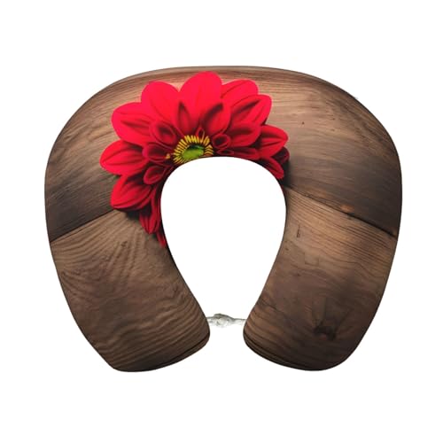 Almohada de viaje de espuma viscoelástica negra miniatura 1