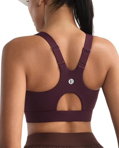 Image of RUNNING GIRL High Impact Sports Bras for Women, High Support Running Adjustable Workout Sports Bras with Sewn in Pads