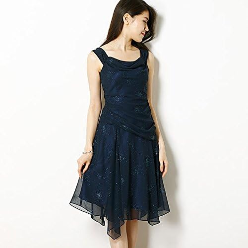 Amazon ジュネビビアン Genetvivien 7号 19号 パーティドレス 結婚式 お呼ばれ パーティ フォーマル 75紺 13号 イブニングドレス 通販