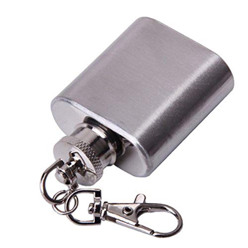 N-K Pulabo 1 porte-clés en acier inoxydable avec petit drapeau 28,3 g - Cadeau pour homme pour le camping en plein air - Image 4