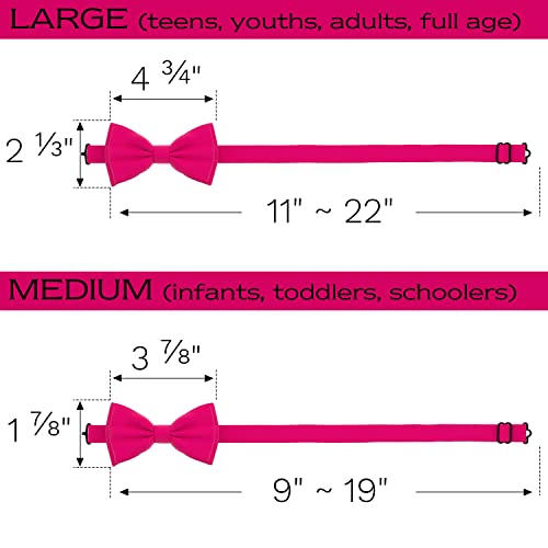Image of Adam Young Men's Bow Ties with Handkerchief & Cufflinks Pre-Tied Style Formal Satin Classic Bowtie for Tuxedo Faux Silk