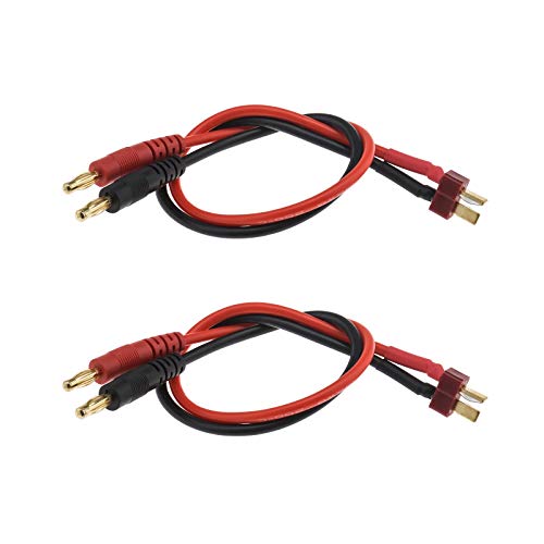Be In Your Mind - Cable de cargador tipo banana de 4 mm, compatible con carga de batería RC Lipo...
