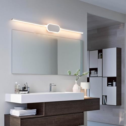 Espejo Apliques de Pared Moderno para Sala de Estar y Dormitorio Iluminación Cálida 40cm