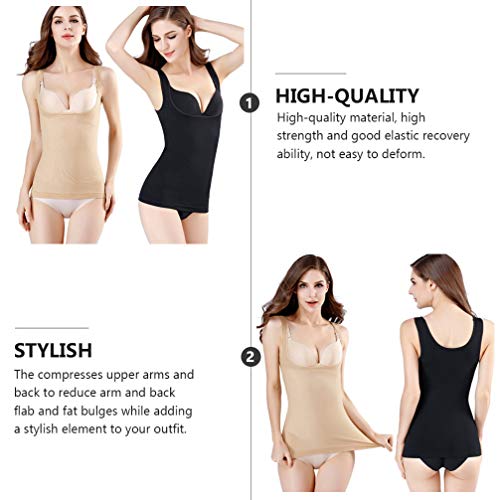 EXCEART Colete Feminino Modelador de Cintura Modelador de Corpo Sem Costura Controle de Barriga Trei