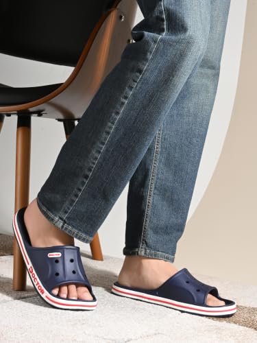 Image of Men's EVA Slide Slippers | Lightweight Comfort Bathroom & Casual Slides | Anti-Skid Soft Cushioned Slip-On Slippers for Indoor & Outdoor Use