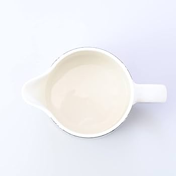 アラビア　陶器のピッチャー 白黒装飾 アラビア ピッチャー