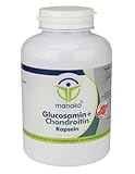 manako Glucosamin und Chondroitin Kapseln, 120 Stück, Dose a 96 g (1 x 120 Kapseln)