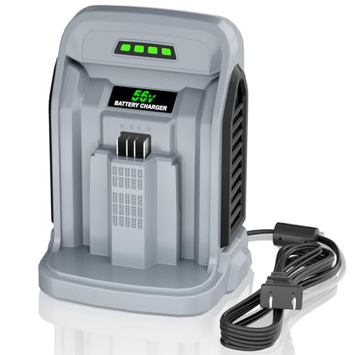 NEPOWILL 10.0A Replacement Rapid Charger for EGO 56V Battery Charger CH2100 CH3200 CH5500 CH2800D Compatible with EGO Power+ 56V ARC Lithium Batteries BA1400T BA2242T BA2800T BA3360T