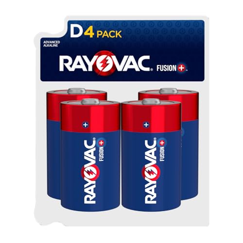 Rayovac D Batteries, Fusion Premium D Cell Battery...