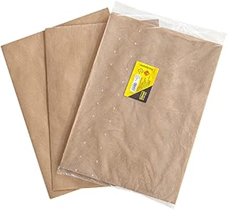 Idena 50059 - Papier pakowy 70x100 cm, 2 arkusze, 60g/m² mocny papier, kolor kraft, papier pakowy, papier kraft, opakowania