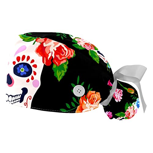 Chapeaux de travail pour hommes et femmes JDEZ bouffants et ajustables avec motifs