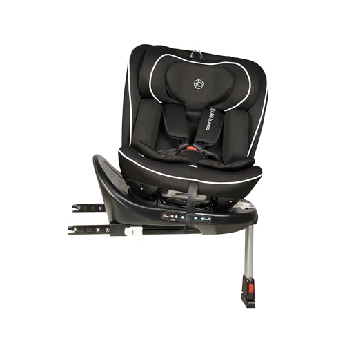 Ickle Bubba Radial i-Size Plus 360° Rotating Car Seat – ISOFIX, Birth to 150cm (Approx. 12 yrs*), Rear & Forward Facing, Memory Foam Headrest, Side Impact Protection (Black) - Image 4