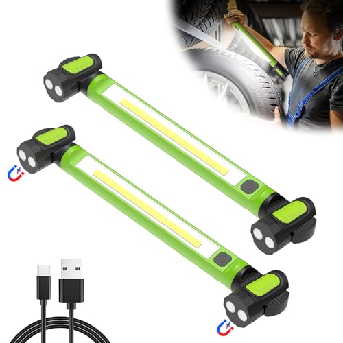 wokelux 2 Pack Work Light, 3000LM Mechanic Work Light, 5200mAh