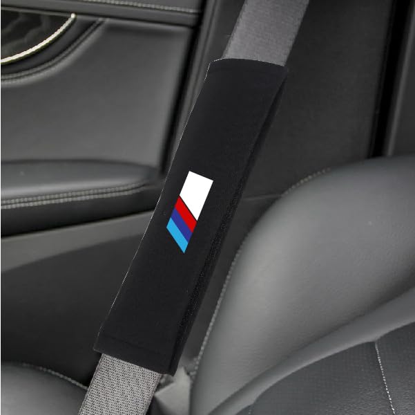 Image of Pack of 2 Safty Car Seat Belt Shoulder Pad for Safe Driving Comfortable to Drivers Travellers Car Seat Belt Cover Fit for All Car