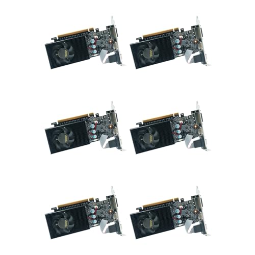Carte graphique GT730 2 Go DDR3 64 Bits lot de 6 pièces pour affichage multi-écrans de bureau